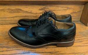 Florsheim Mens Rucci Oxfords Size 8 M Black Leather Comfort Cap Toe Dress Shoes
